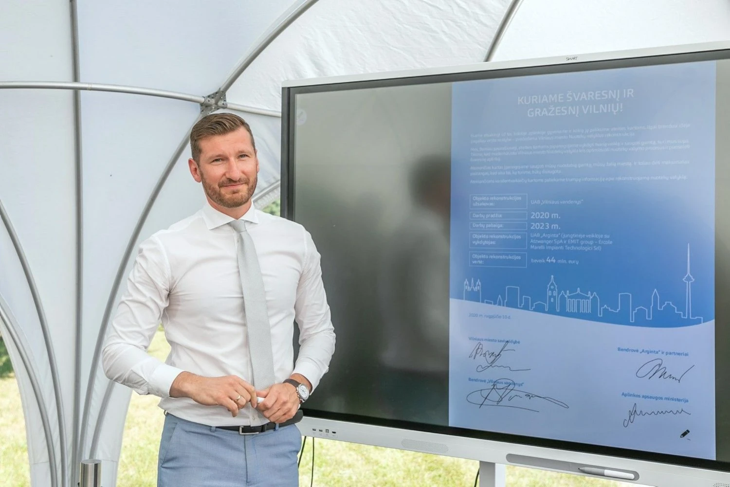 Marius Švaikauskas, bendrovės „Vilniaus vandenys“ generalinis direktorius