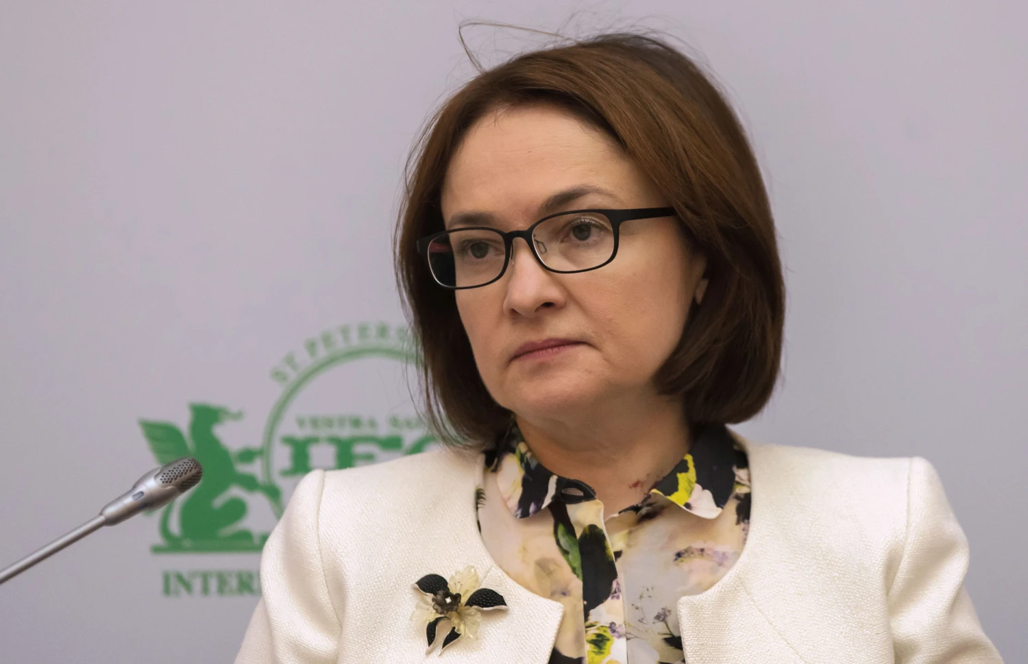 Elvira Nabiulina, Rusijos centrinio banko vadovė. Aleksejaus Daničevo („Sputnik“ / „Scanpix“) nuotr.

