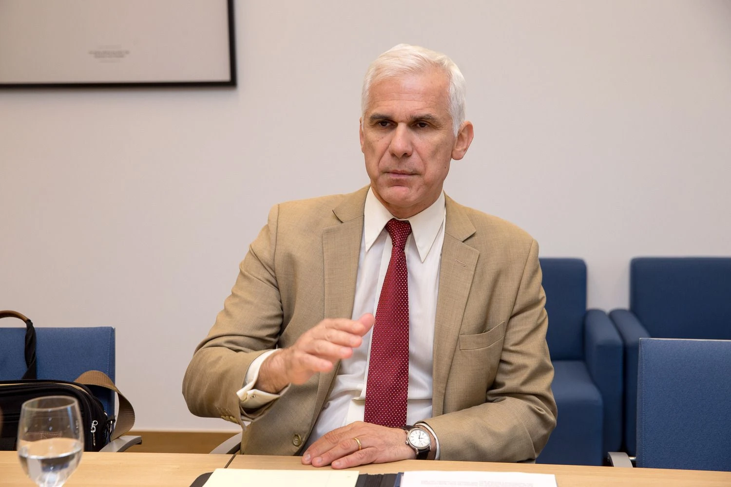 Misijai vadovaus vyriausias Lietuvos stojimo į EBPO koordinatorius Nicola Bonucci. Vladimiro Ivanovo (VŽ) nuotr.