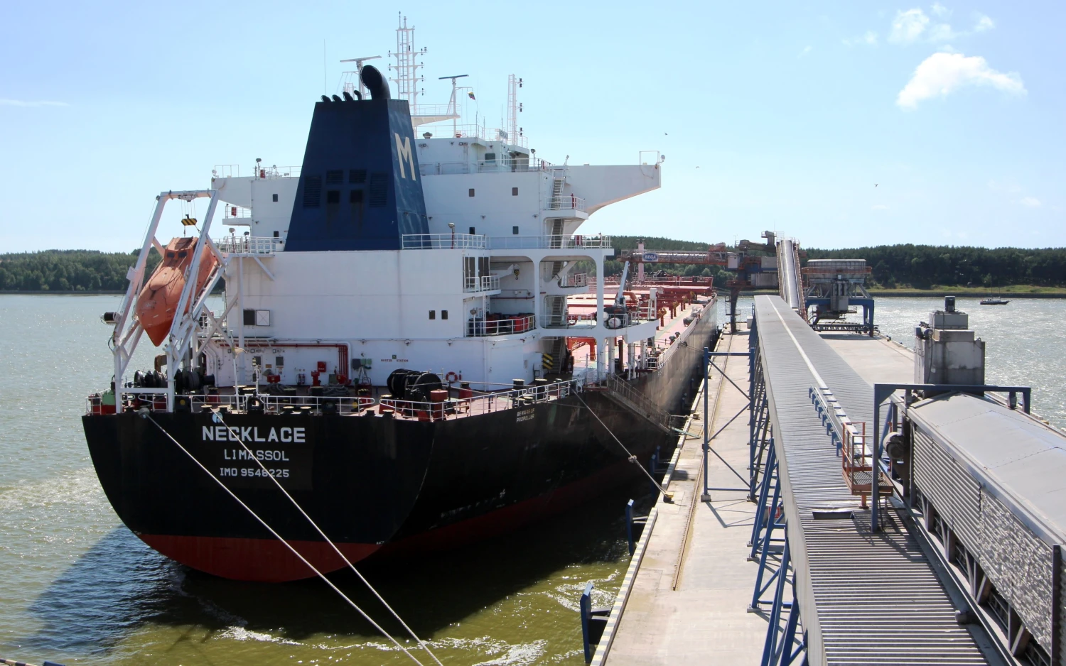 „Post Panamax“ tipo laivas „Necklace“ praėjusią savaitę iš „Begos“ išgabeno didžiausią uosto istorijoje miežių siuntą – 72.500 t.
BENDROVĖS NUOTR. 