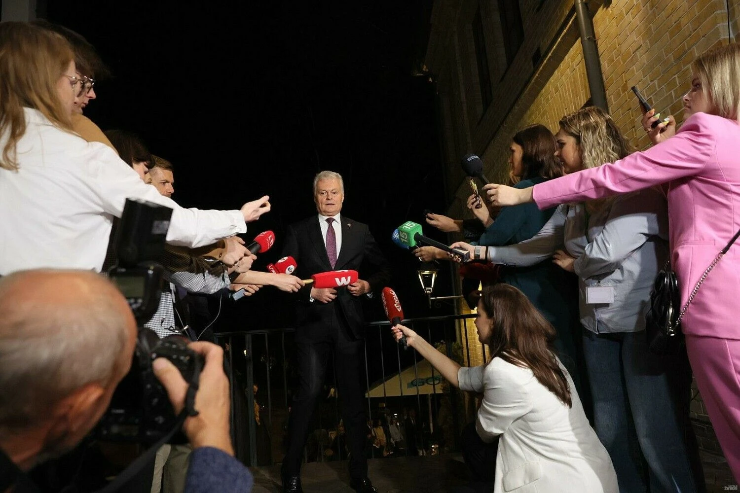 Gitano Nausėdos rinkimų štabas. Vladimiro Ivanovo (VŽ) nuotr.