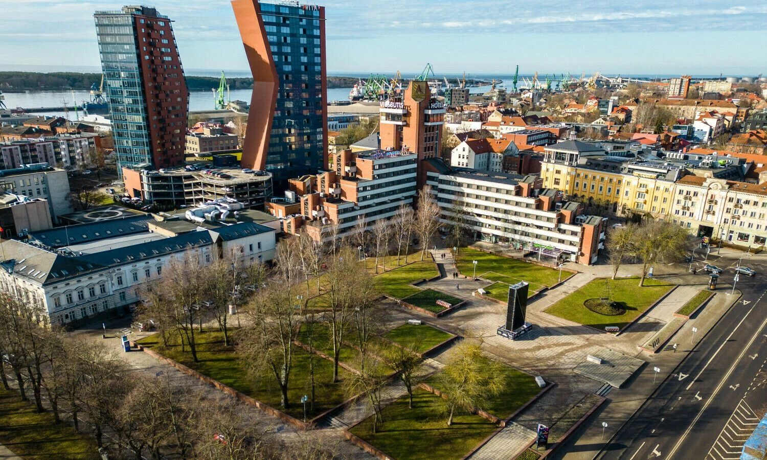 Klaipėdos Atgimimo aikštė. Eriko Ovčarenko (BNS) nuotr.