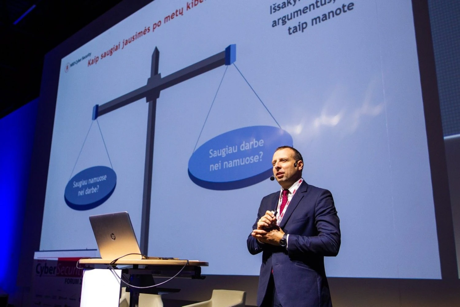 Vilius Benetis NRD Cyber Security direktorius.