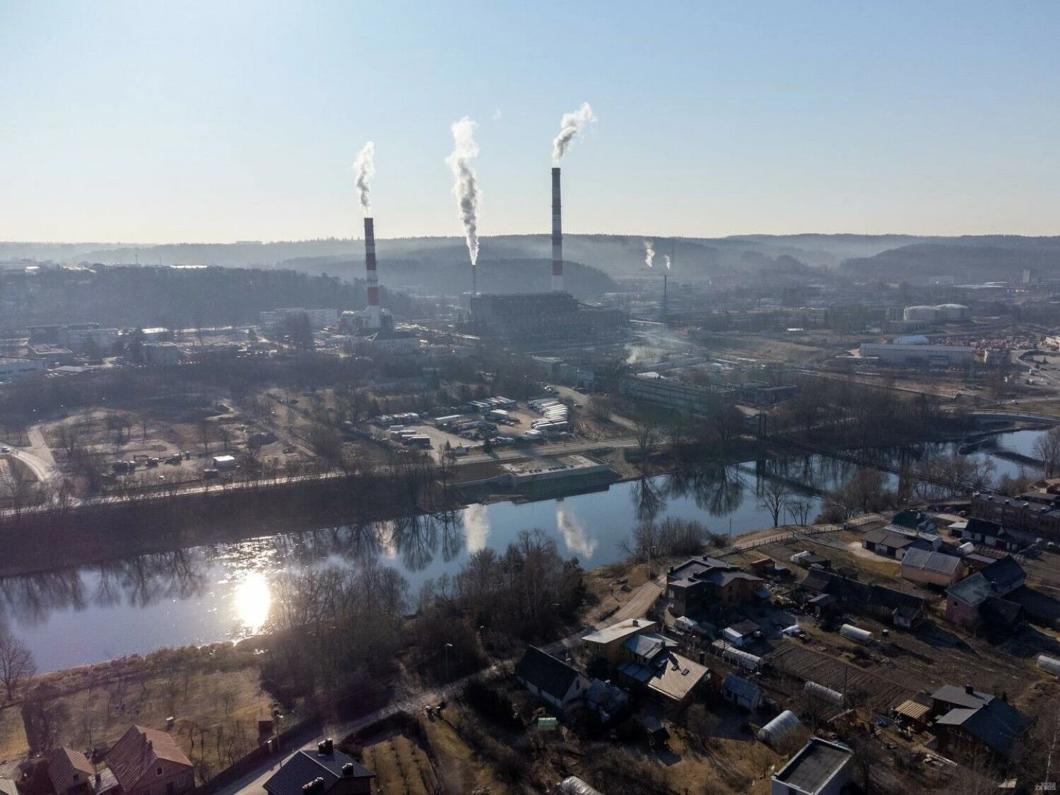 Vilniaus šiluminė elektrinė, arba Vilniaus termofikacinė elektrinė Nr. 2 (VE-2) Savanorių pr. 117/2. Vladimiro Ivanovo (VŽ) nuotr.
