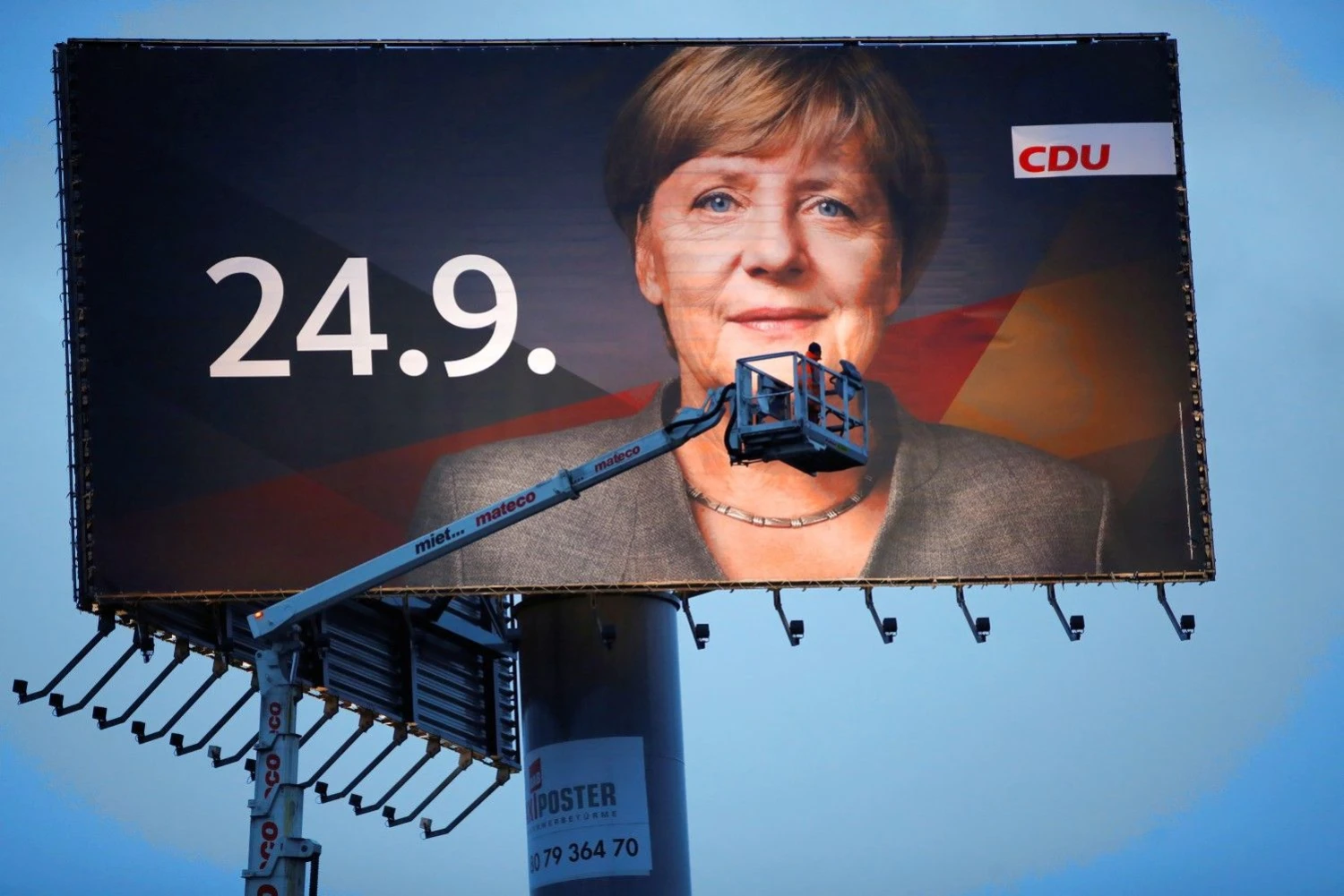 Rugsėjo 24-osios rinkimuose Vokietijoje, spėjama, triumfuos dabartinė šalies kanclerė Angela Merkel. Wolfgango Rattay ("Reuters") nuotr. 