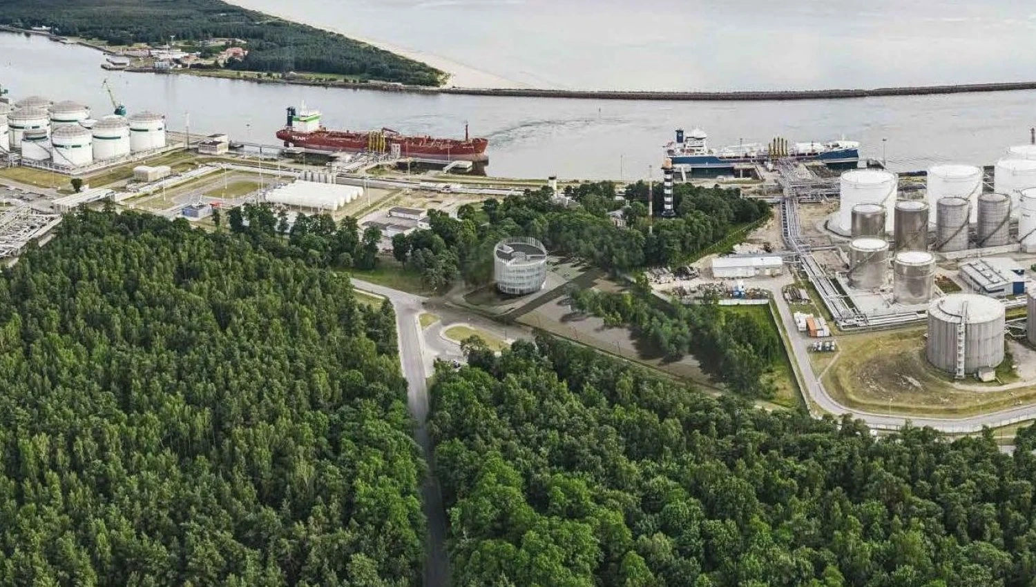 Bendrovės vizualizacija.