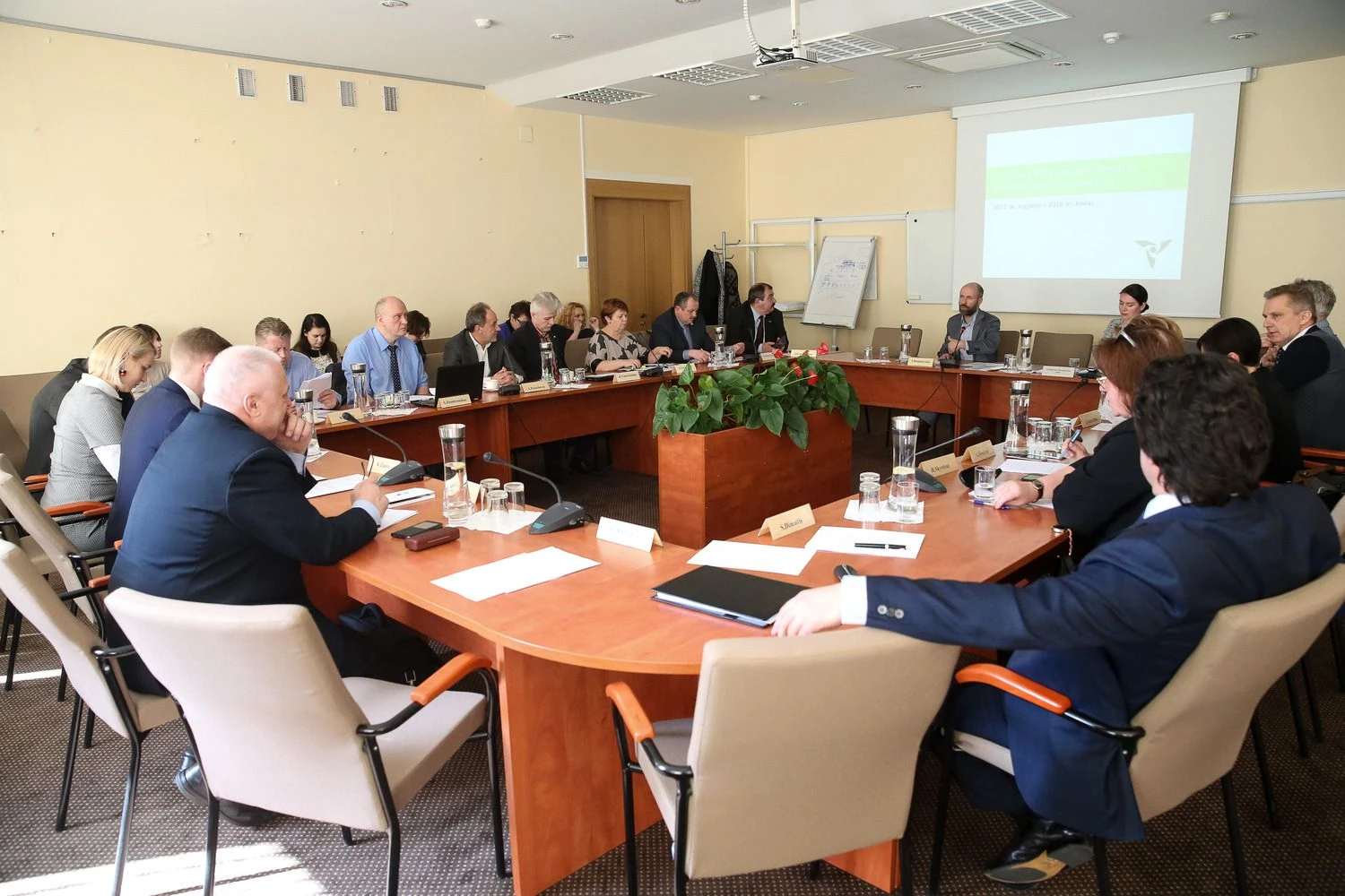 Trišalės tarybos posėdis. Vladimiro Ivanovo (VŽ) nuotr.