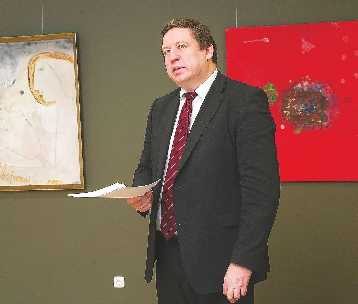 Raimundas Karoblis, užsienio reikalų viceministras, buvęs Lietuvos ambasadorius Europos Sąjungoje. Juditos Grigelytės (VŽ) nuotr.