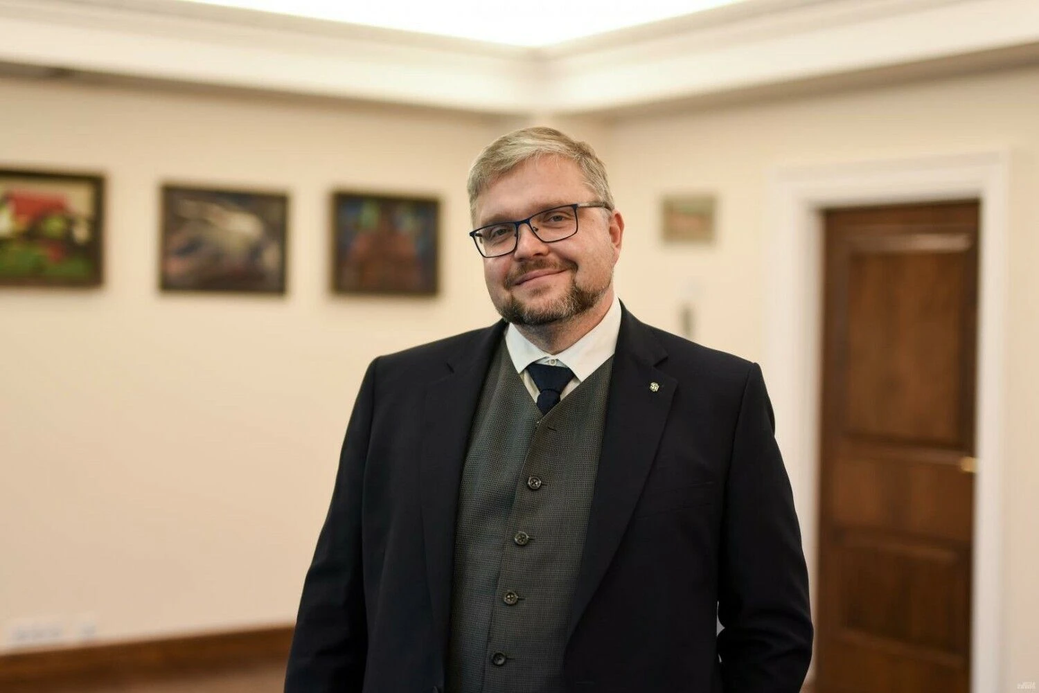 Vitas Vasiliauskas, premjerės patarėjas, buvęs Lietuvos banko valdybos pirmininkas. Ryčio Galadausko nuotr.