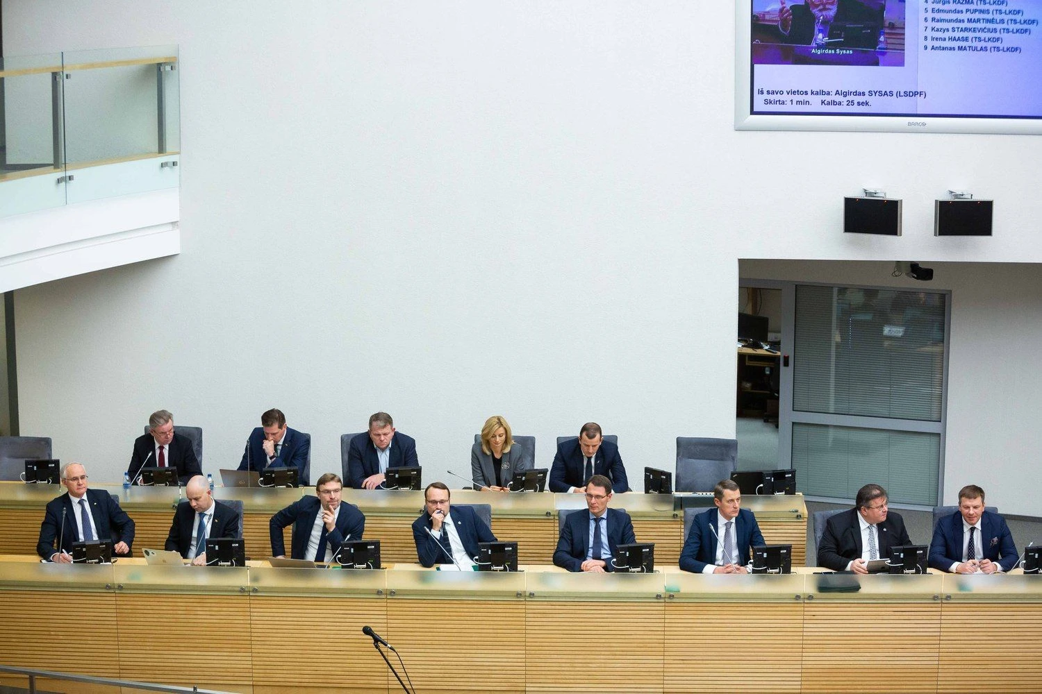 Premjero Sauliaus Skvernelio vadovaujamas ministrų kabinetas. „15min“ nuotr.