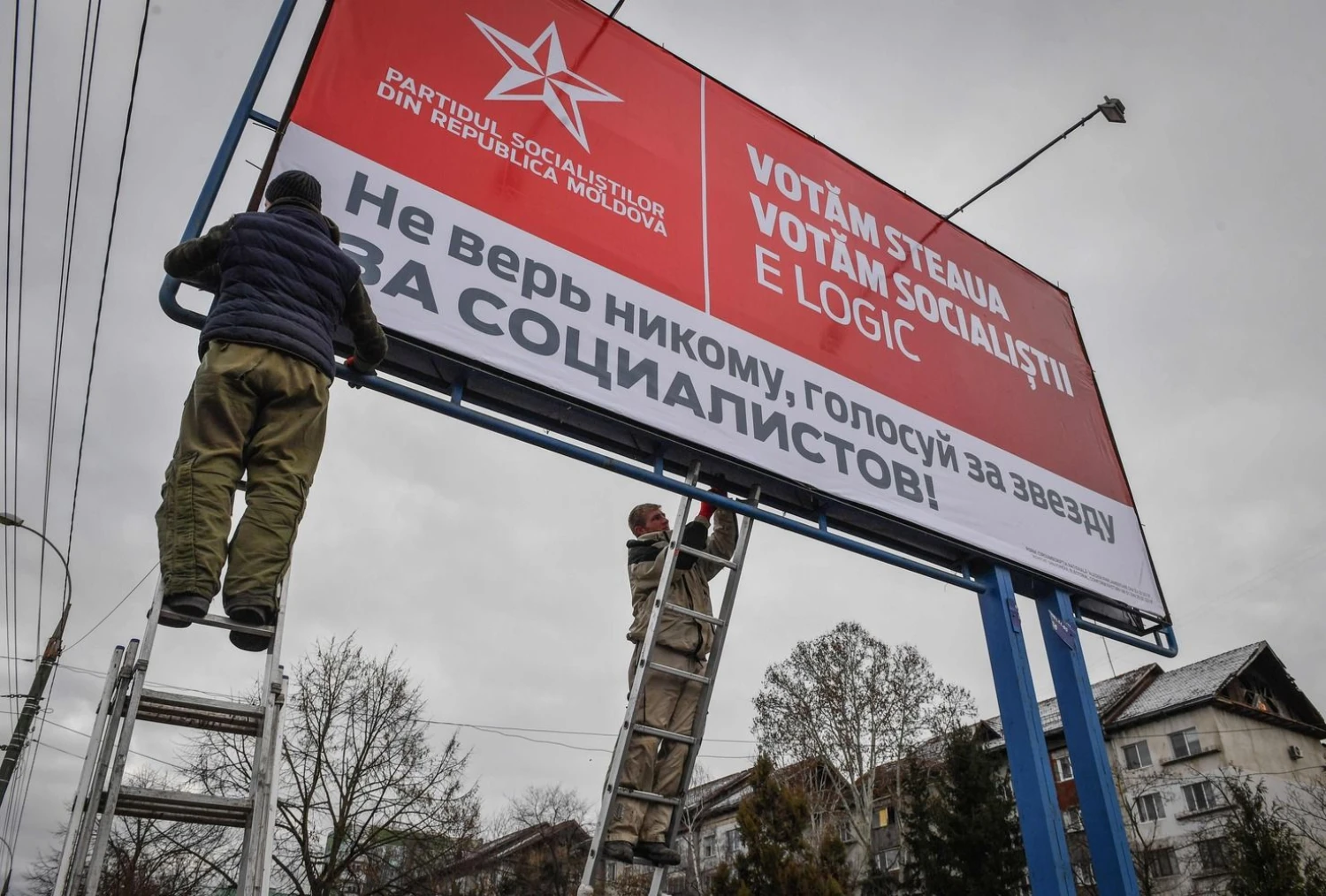 Moldovoje ruošiamasi rinkimams. Danielo Mihailescu („AFP“ / „Scanpix“) nuotr. 