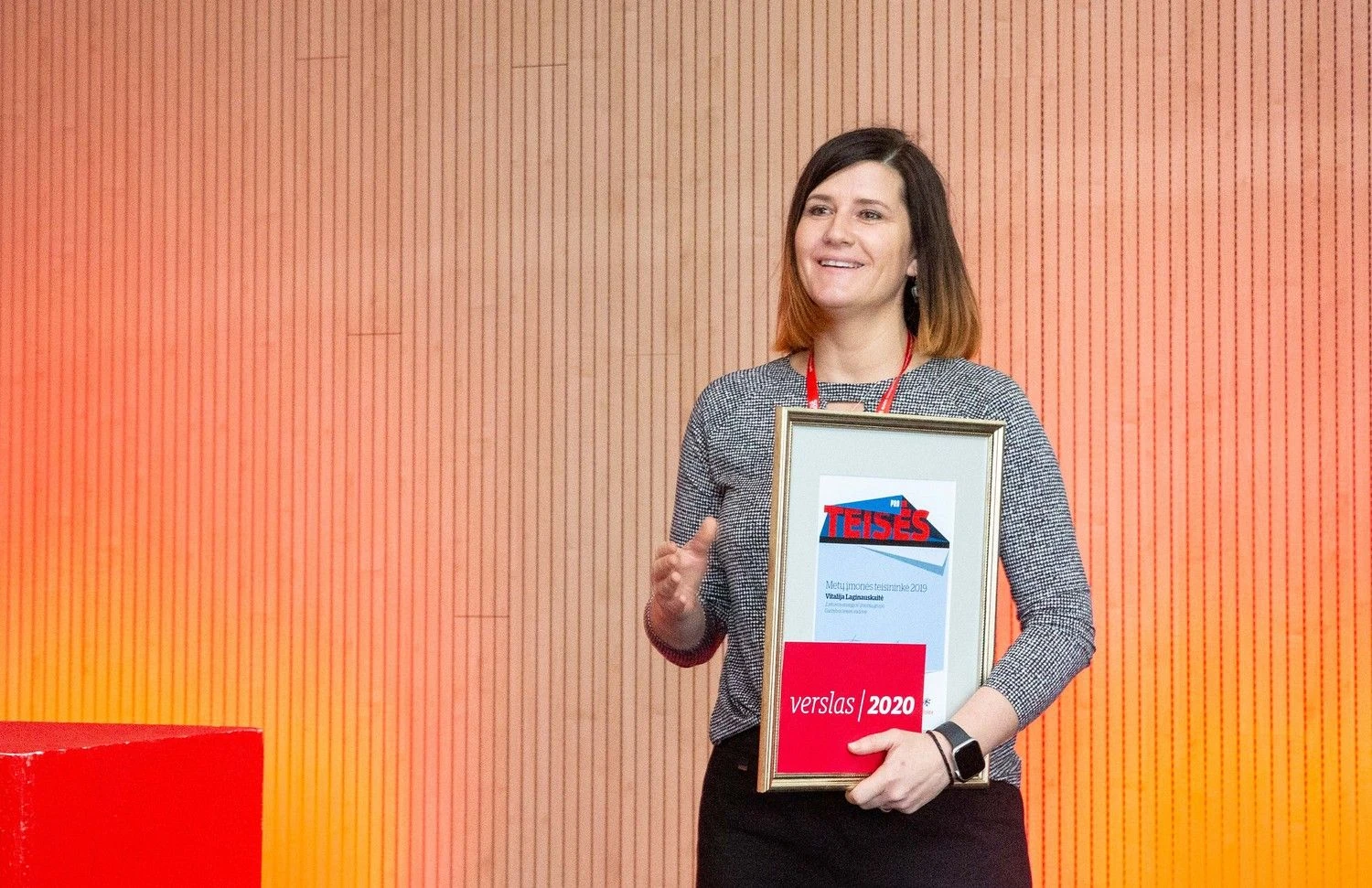 „Verslo žinių“ organizuojama „Teisės Pro. Bendrovių teisininkų diena“ konferencija. Vitalija Laginauskaitė, „Lietuvos energijos“ įmonių grupė. Juditos Grigelytės (VŽ) nuotr.