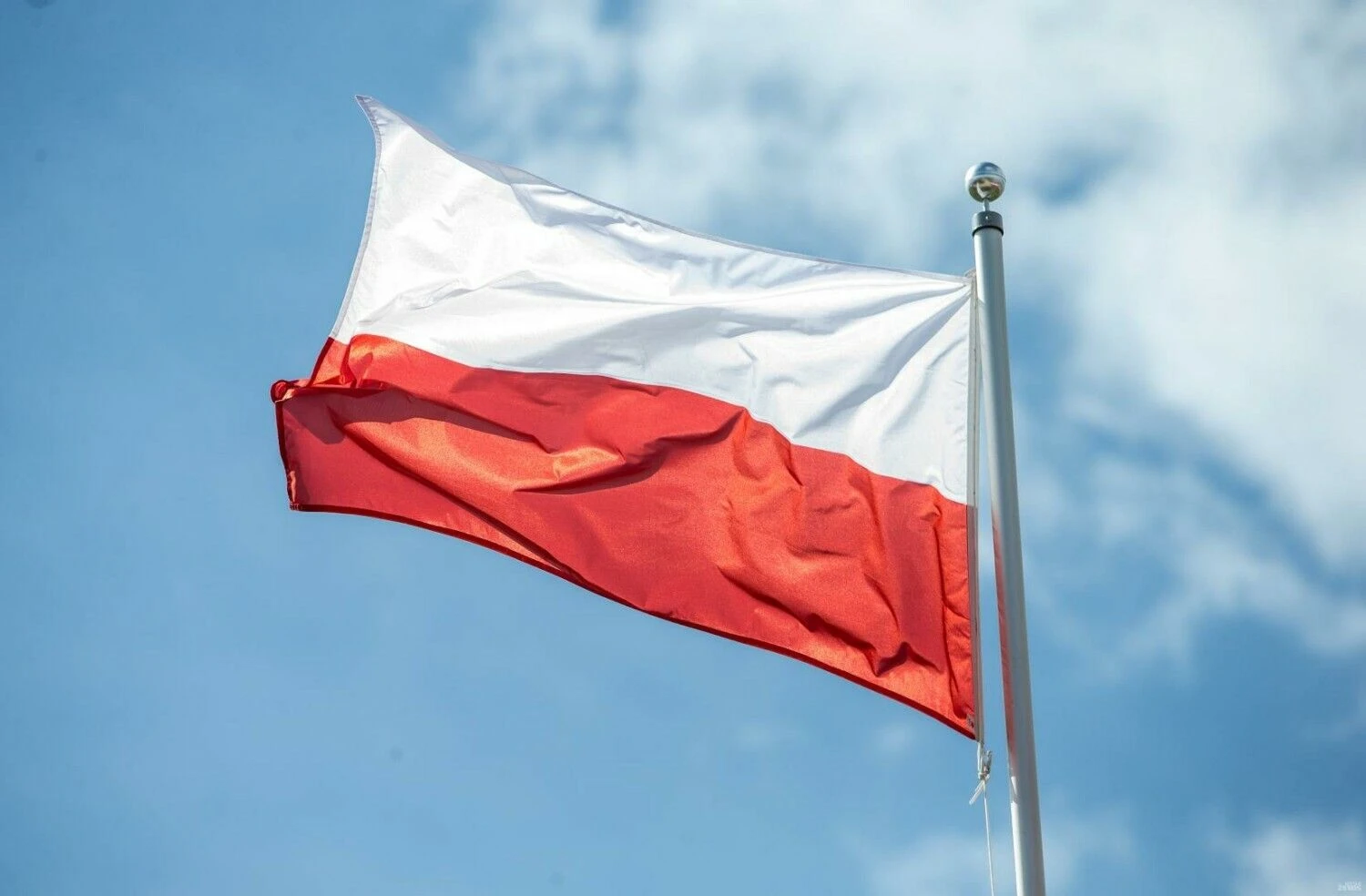 Lenkijos vėliava. Juditos Grigelytės (VŽ) nuotr.