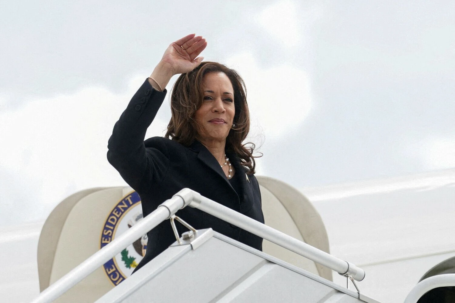 Kamala Harris, Jungtinių Valstijų viceprezidentė. Kevino Lamarque'o („Reuters“ / „Scanpix“) nuotr.