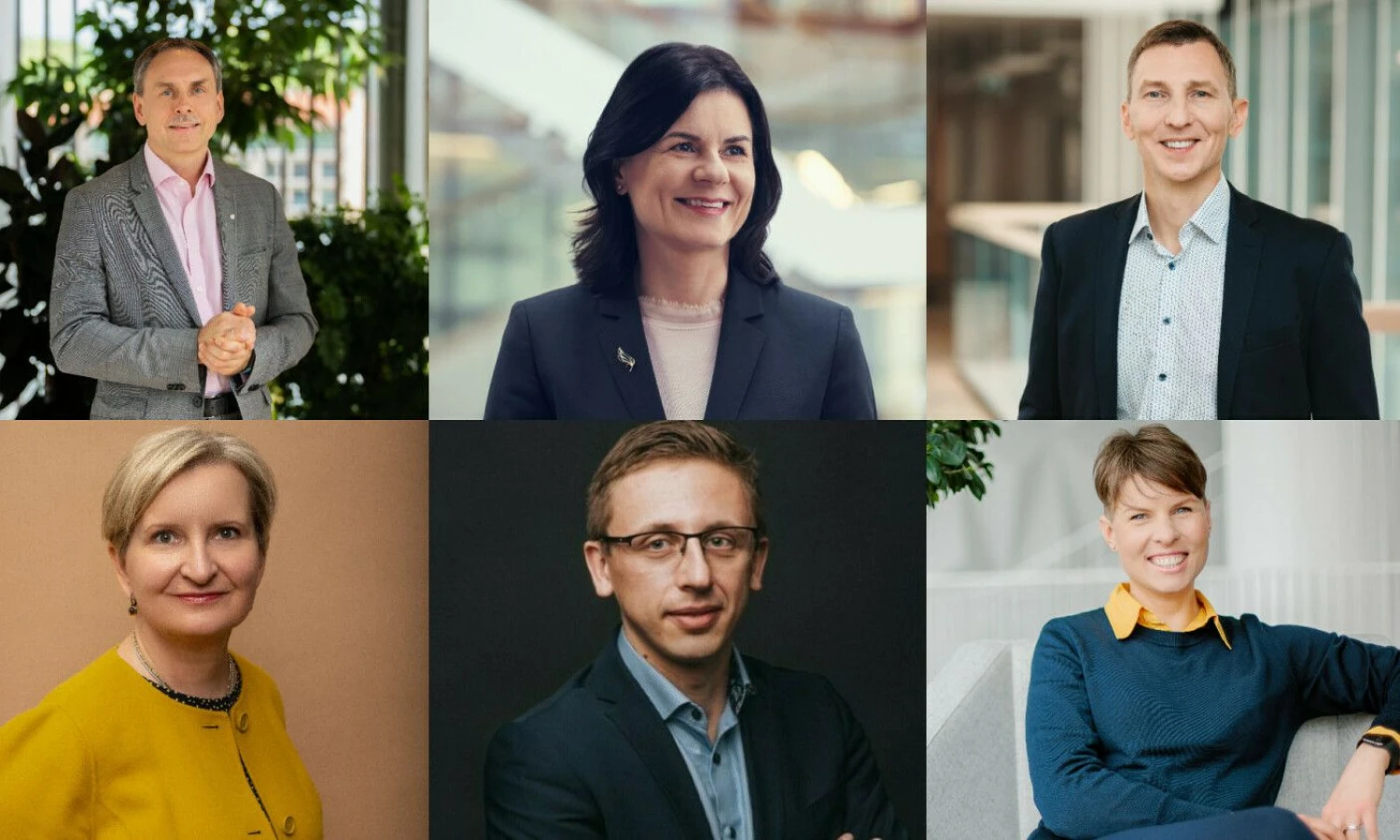 EY Baltijos šalyse vadovas Jonas Akelis, SEB banko vadovė Sonata Gutauskaitė-Bubnelienė, „RIMI Lietuva“ generalinis direktorius Vaidas  Lukoševičius, ISM Verslo tvarumo vadybos magistrantūros programos direktorė prof. dr. Virginija Poškutė, UAB „Vilmers“ vadovas Ovidijus Jalonskis ir „Tele2“ viešųjų ryšių vadovė Asta Buitkutė