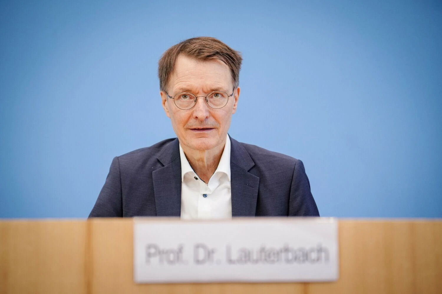 Karlas Lauterbachas, Vokietijos sveikatos apsaugos ministras. Kay Nietfeldo (DPA/ZUMA/„Scanpix“) nuotr.