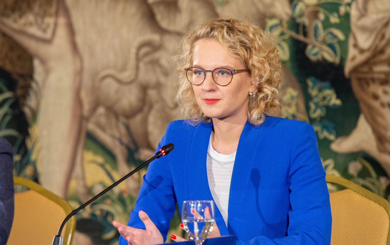 Pirmą kartą parlamento rinkimuose dalyvaujant Laisvės partija surinko 9% balsų.  Aušrinė Armonaitė, Laisvės partijos pirmininkė.  Juditos Grigelytės (VŽ) nuotr.