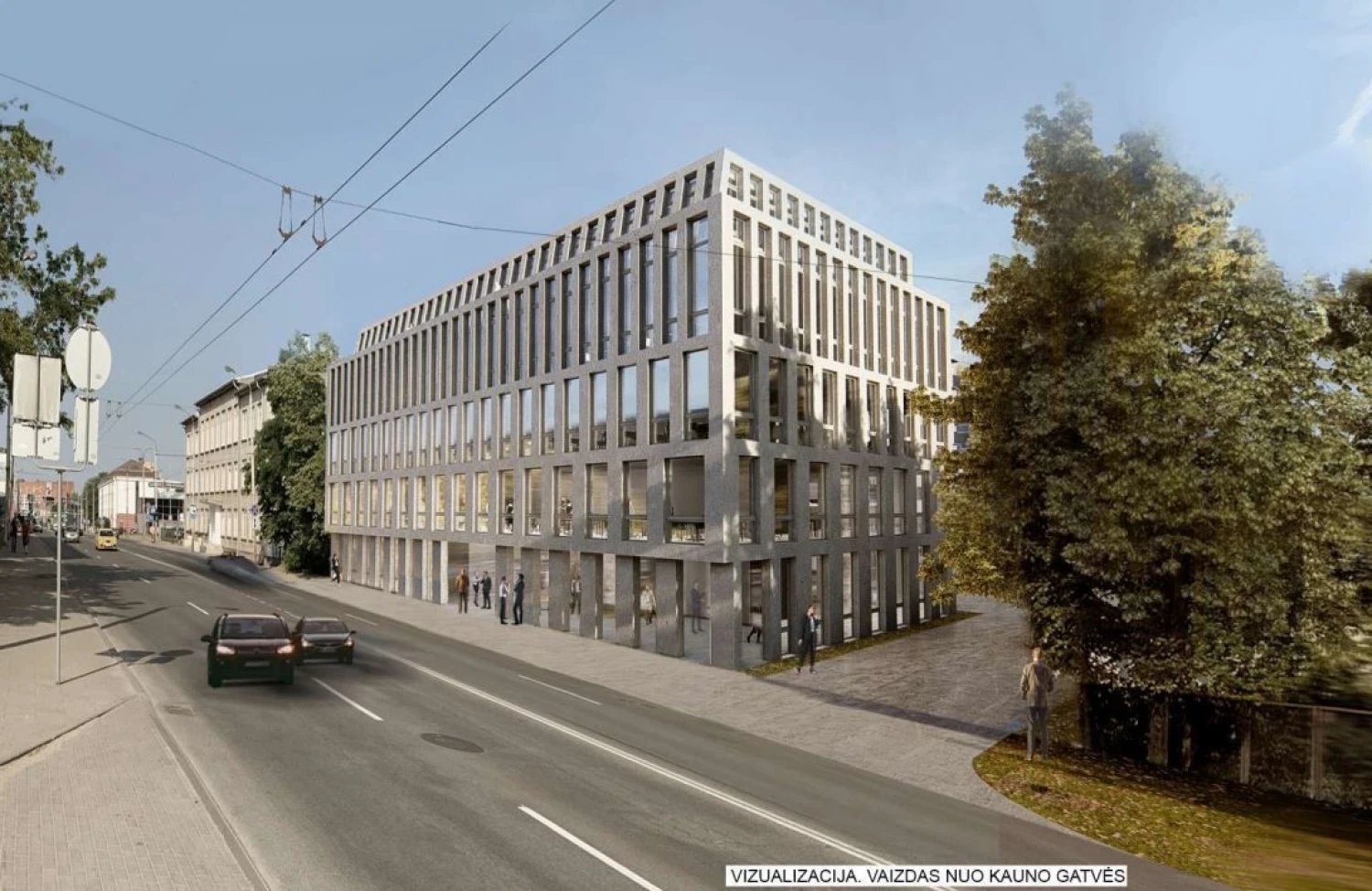 Bendrovės vizualizacija.