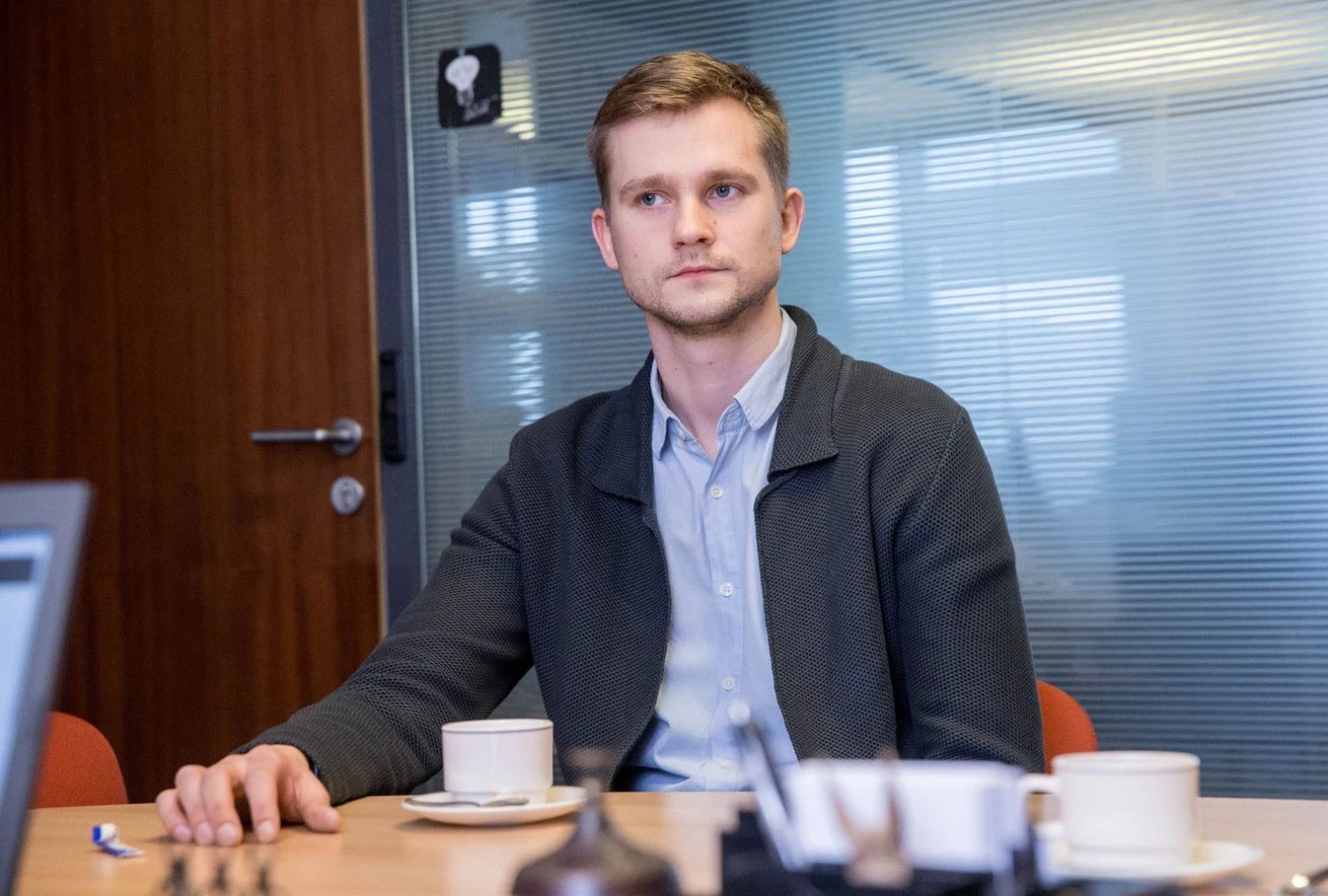 Gintaras Matuzas, smulkaus ir vidutinio verslo finansavimo įmonės „Capitalia“ filialo Lietuvoje vadovas. Juditos Grigelytės (VŽ) nuotr.