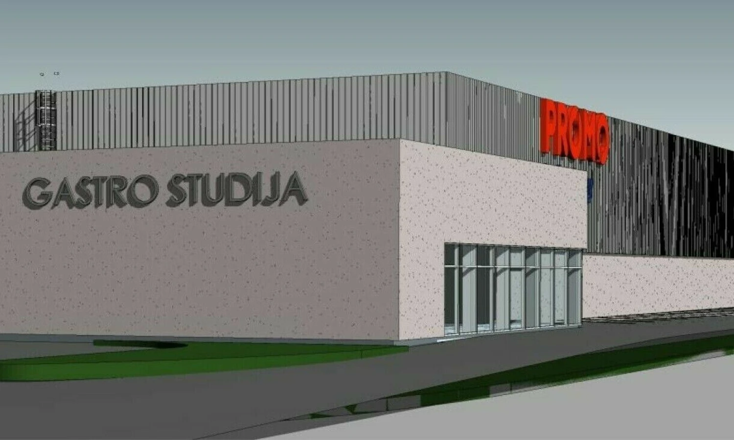 Bendrovės vizualizacija.