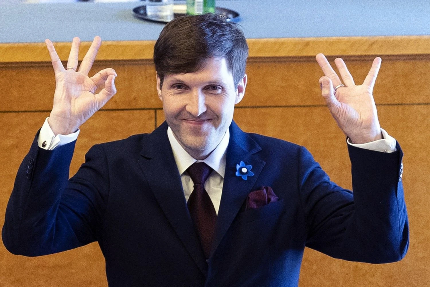 Martinas Helme, Estijos finansų ministras. Into Kalninio („Reuters“) nuotr.