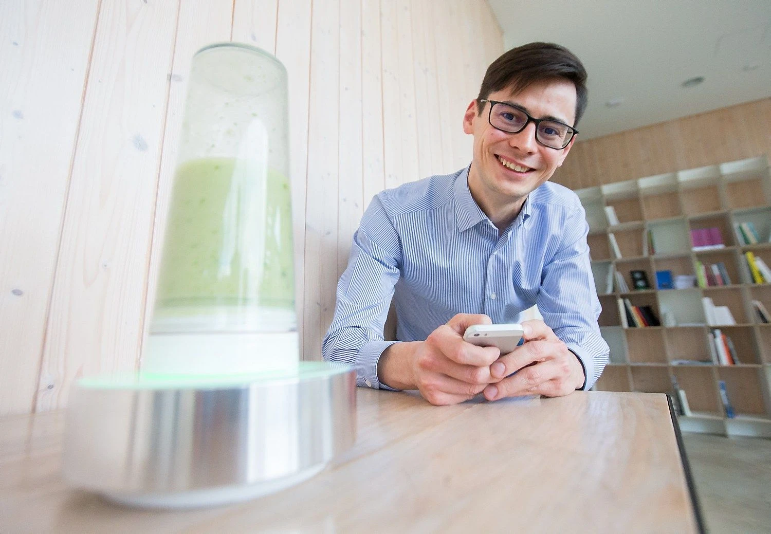 Ruslanas Trakšelis, maisto smulkintuvo „Millo“ kūrėjas. Juditos Grigelytės (VŽ) nuotr.