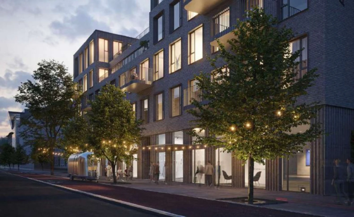 Bendrovės vizualizacija.