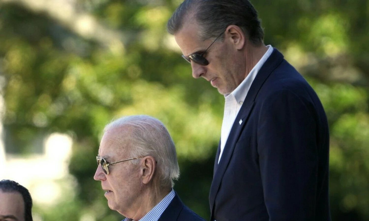 J. Bidenas ir H. Bidenas. Susanos Walsh (AP/„Scanpix“) nuotr.