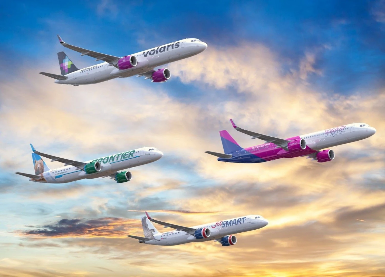 Keturios „Indigo Partners“ kontroliuojamos bendrovės pateikė didelį lėktuvų užsakymą. „Airbus S.A.S.“ nuotr.