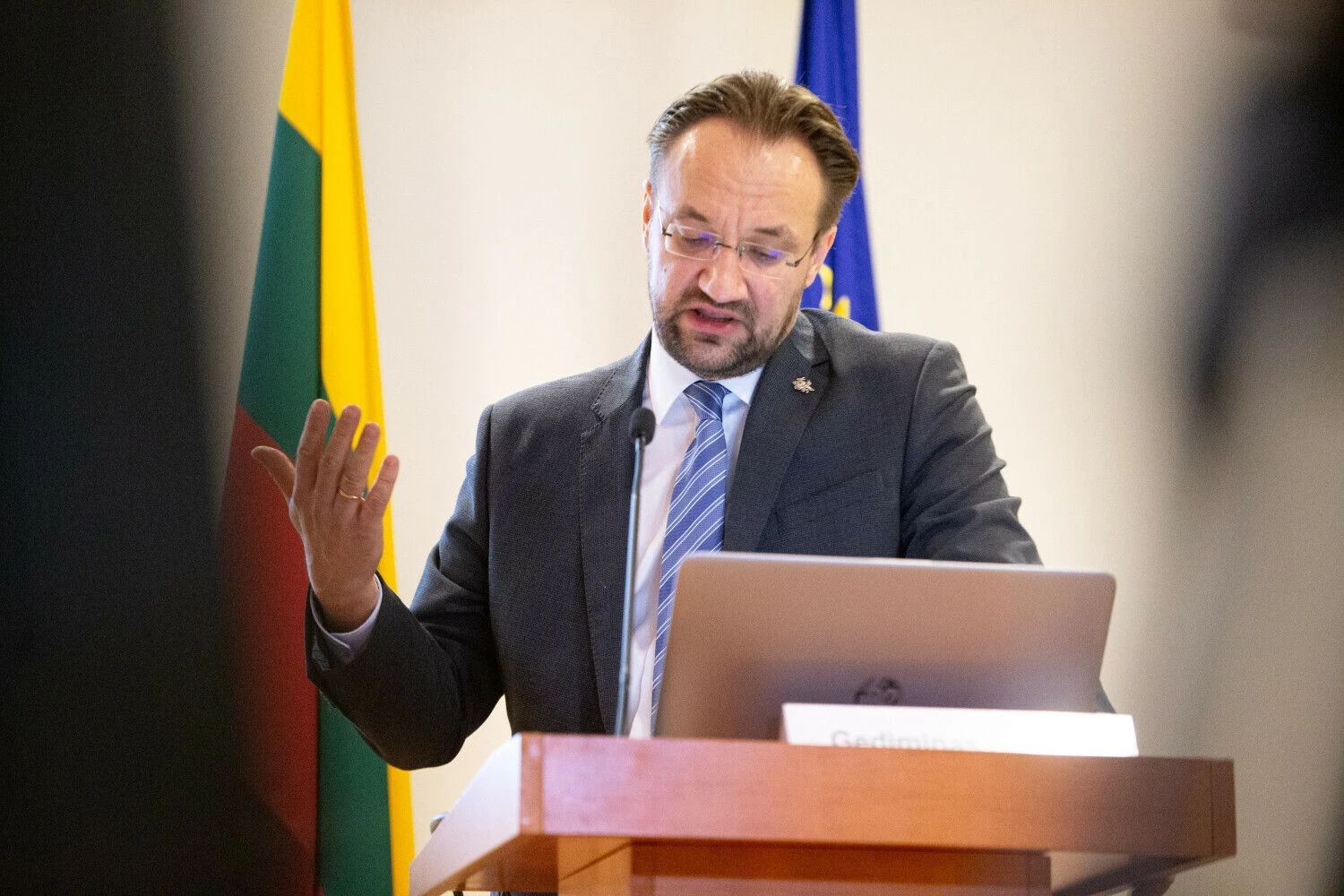 Gediminas Šimkus, Lietuvos banko valdybos pirmininkas. Vladimiro Ivanovo (VŽ) nuotr.