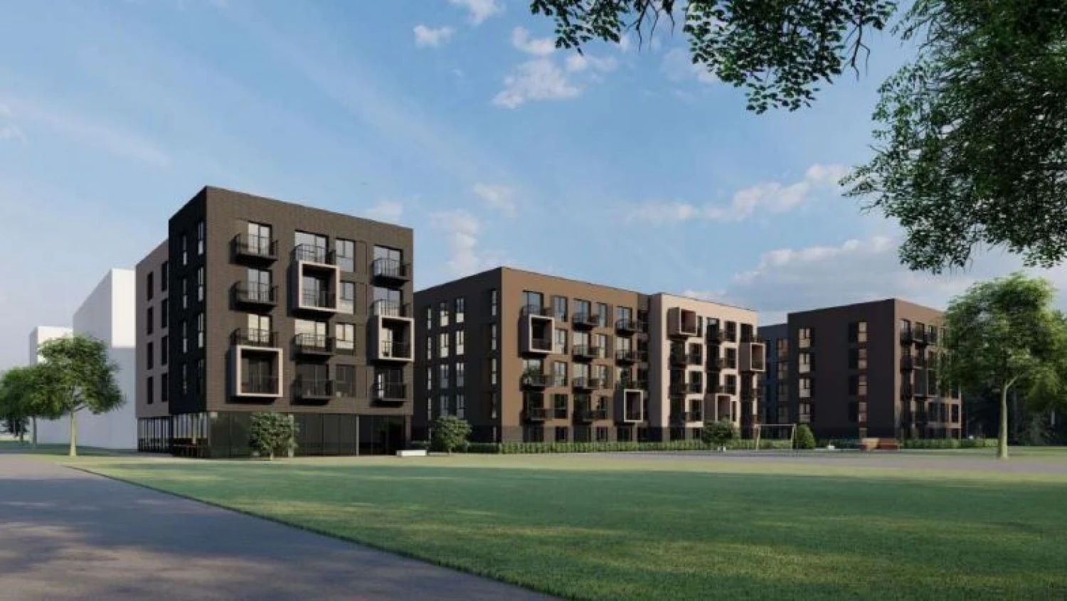 Bendrovės vizualizacija.