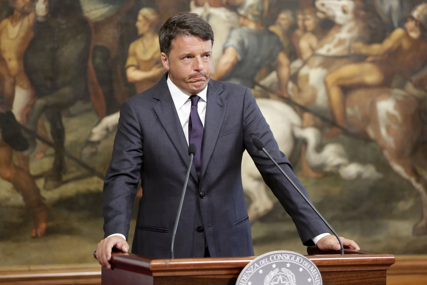 Matteo Renzi, Italijos premjeras. Stefano Costantino („LaPresse“ / „Scanpix“) nuotr.