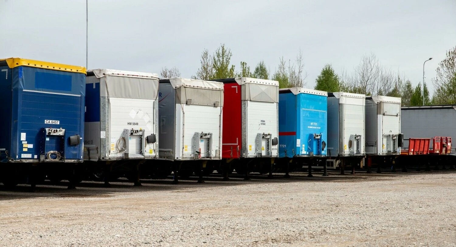 Priekabų aikštelė. Juditos Grigelytės (VŽ) nuotr.