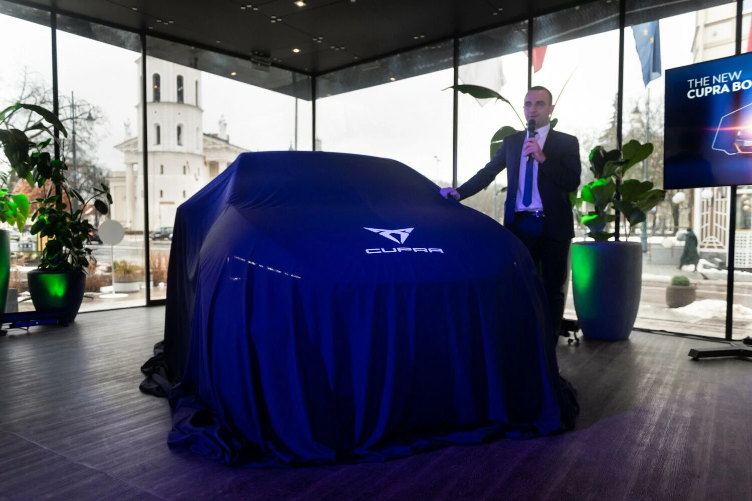 „Cupra Born“ pristatymas Vilniuje. Vytauto Pilkausko nuotr.