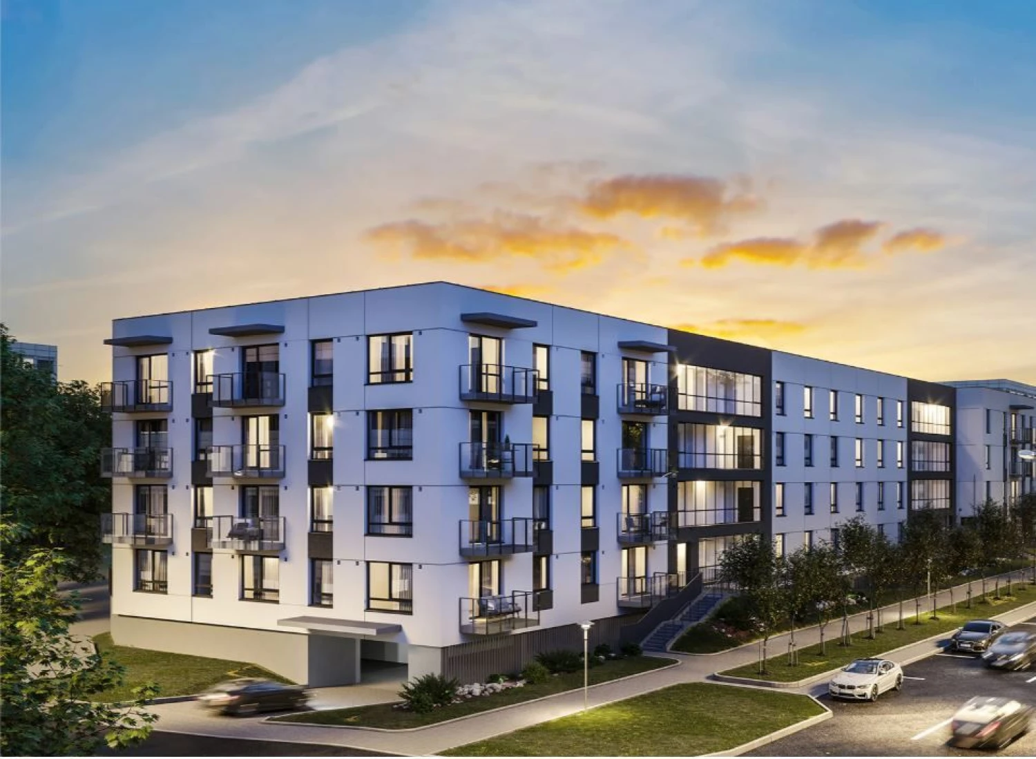 Bendrovės vizualizacija.