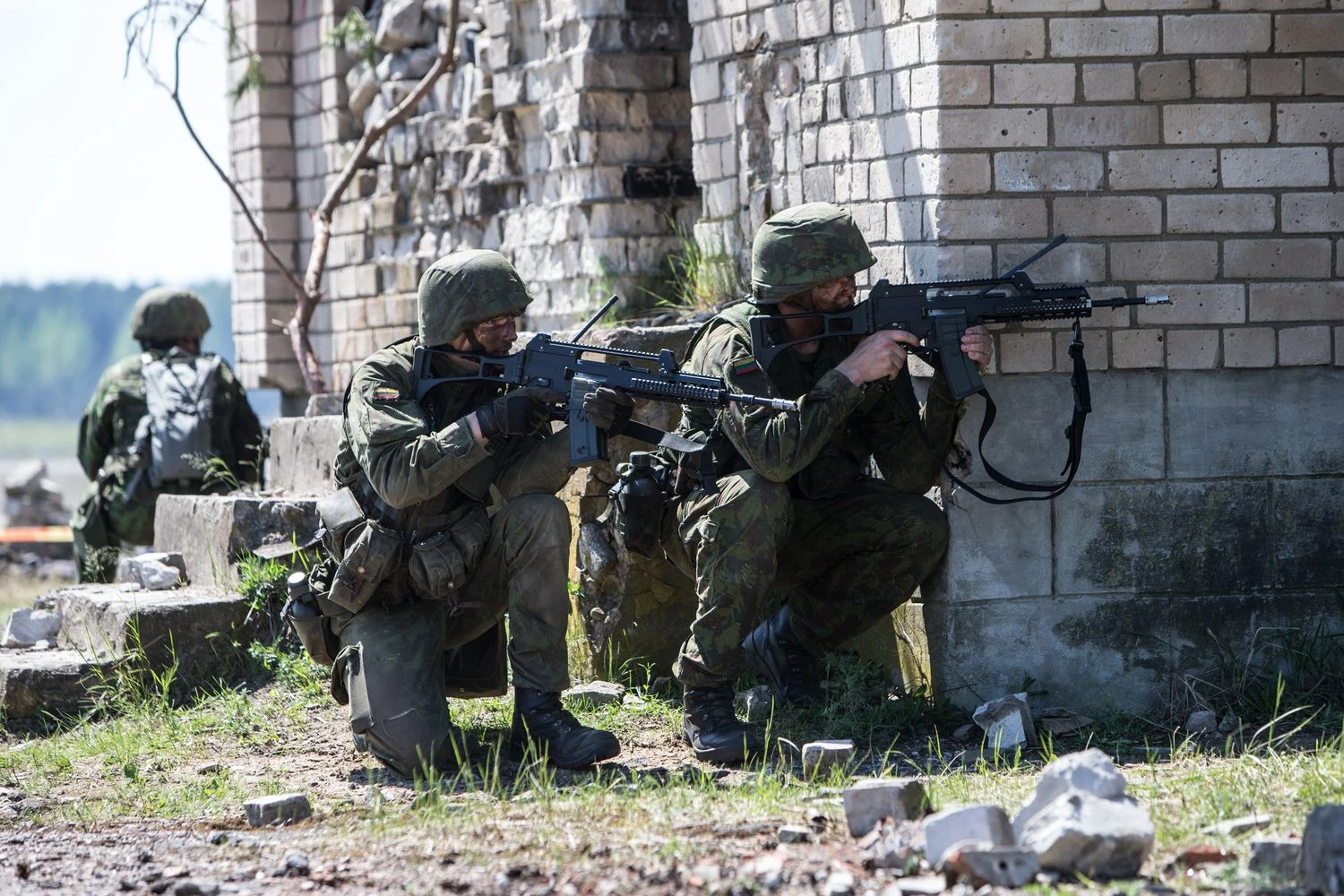 Būsimąją infrastruktūros teritoriją Rokantiškėse planuojama suskirstyti į atskiras funkcines zonas, kuriose numatomi specialiosios paskirties pastatai ir kiti inžineriniai statiniai – kareivinės, valgykla, administraciniai pastatai ir kt. Juditos Grigelytės  (VŽ). nuotr.