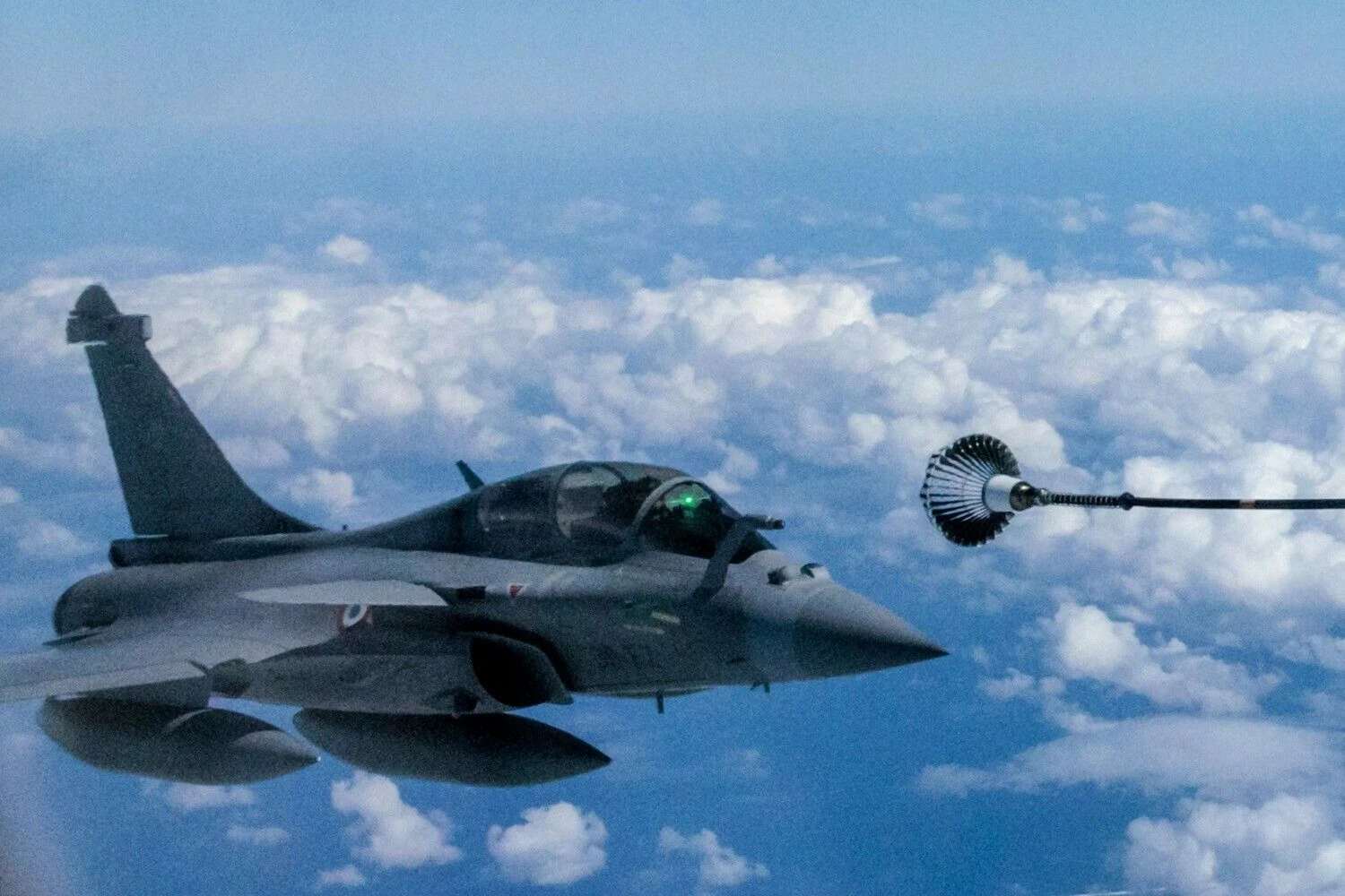 Naikintuvas „Rafale“. Yasuyoshi Chiba (AFP / „Scanpix“) nuotr.
