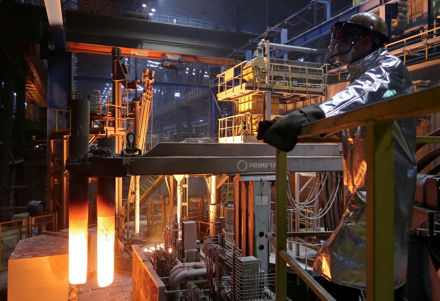 „Severstal“ gamykla Čerepovece. Polinos Ivanovos („Reuters“/„Scanpix“) nuotr.