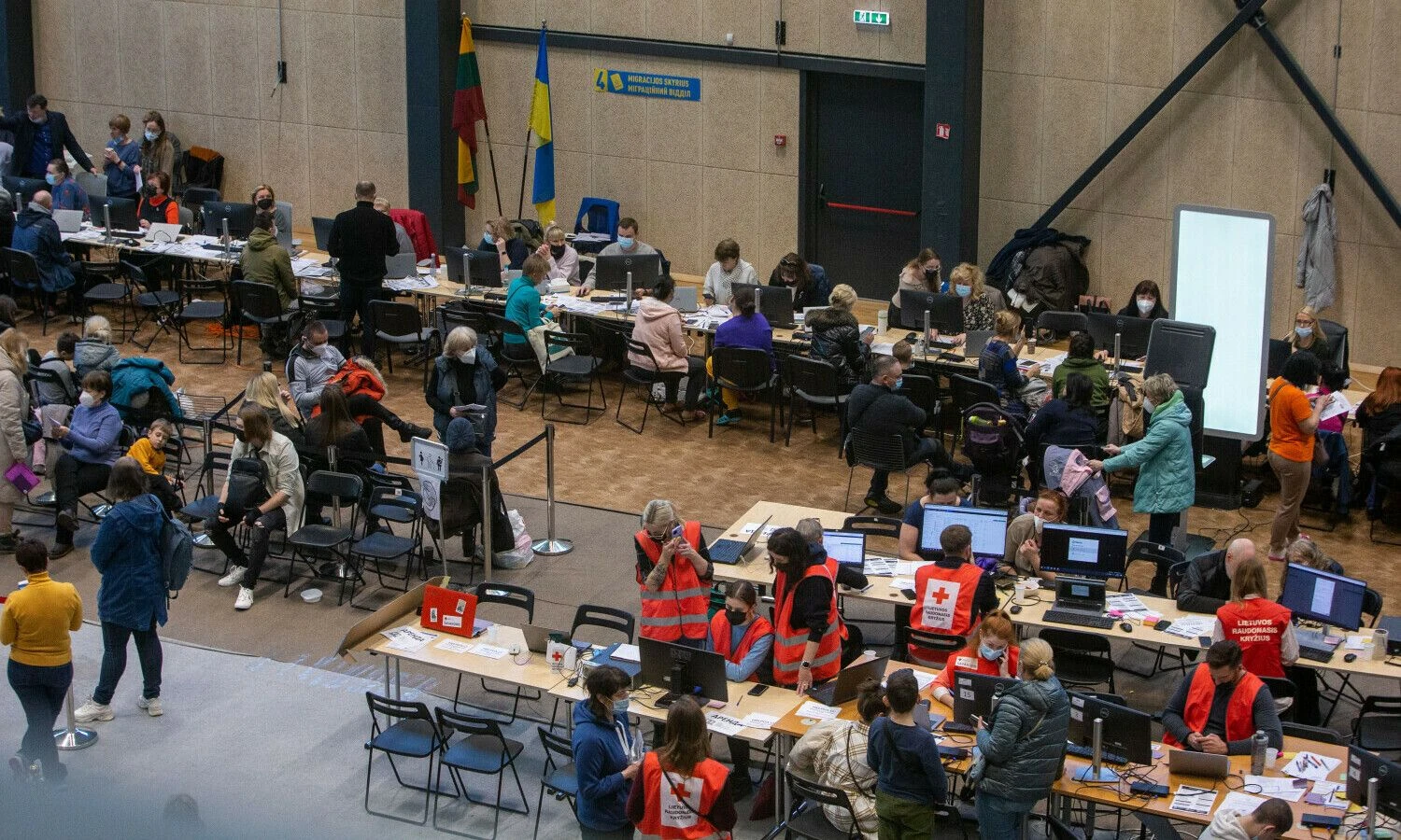 Registracijos centras. Vladimiro Ivanovo (VŽ) nuotr.