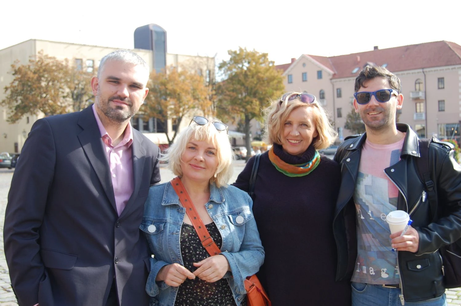 Portalo „Atvira Klaipėda“ komanda: (iš kairės) Martynas Vainorius, portalo redaktorius, bei žurnalistai Rolanda Lukoševičienė, Palmira Martinkienė ir Valdas Pryšmantas. Bendrovės nuotr. 



