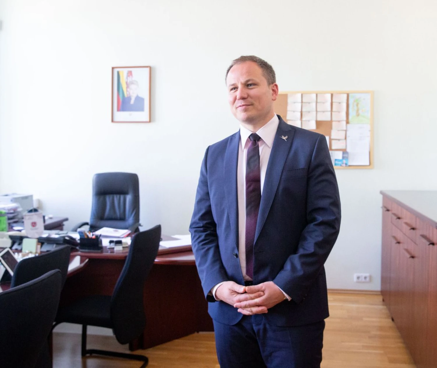 Žemės ūkio ministras Giedrius Surplys. Juditos Grigelytės (VŽ) nuotr.