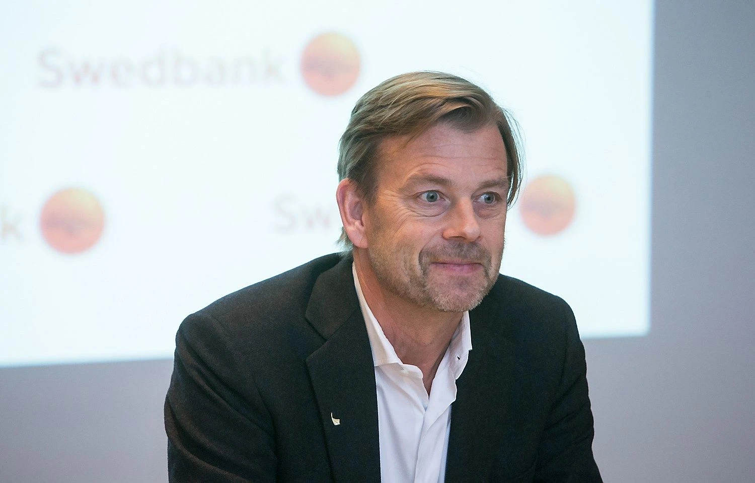 Michaelas Wolfas, „Swedbank“ grupės prezidentas. Juditos Grigelytės (VŽ) nuotr.