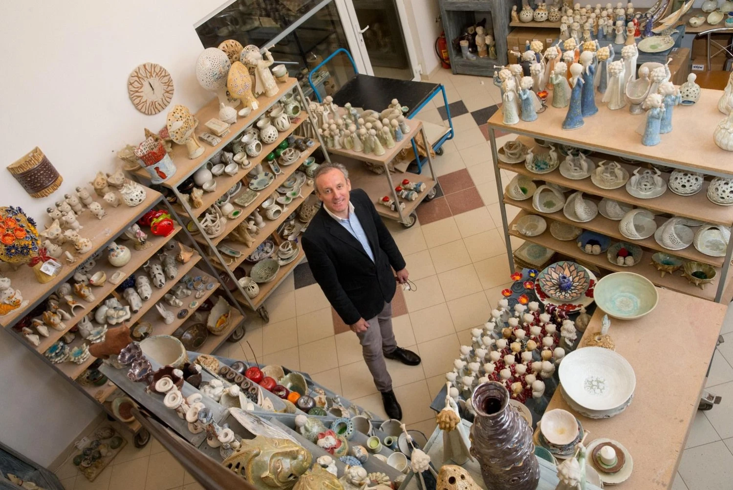 Gražvydas Žegulis, „Midenės“ direktorius ir bendraturtis: „Stengiamės išlaikyti aukštesnį meninį lygį, kurio negali nusipirkti prekybos centre, bet tai tik dar labiau sunkina konkurenciją.“ Juditos Grigelytės (VŽ) nuotr.