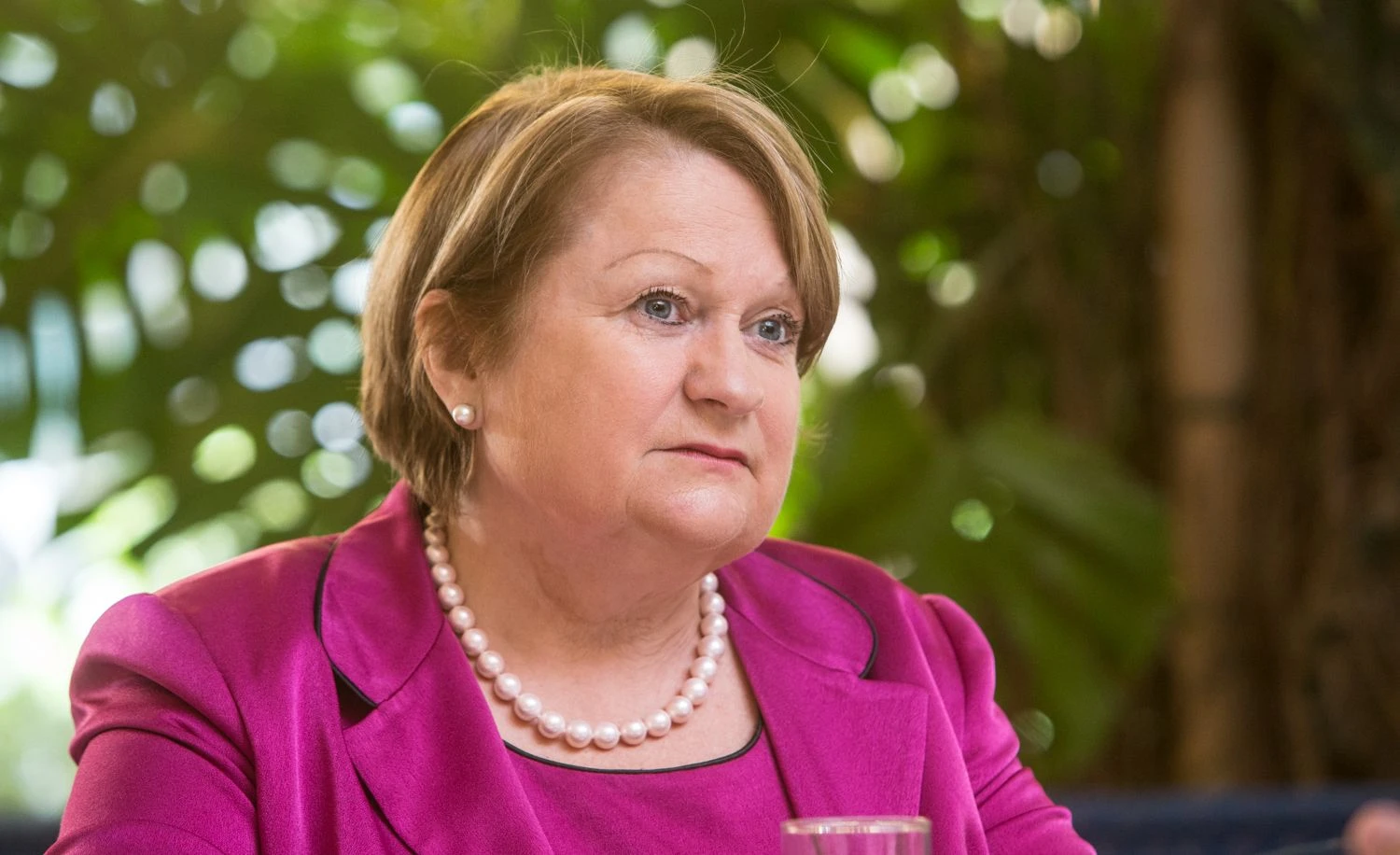 Liudvika Meškauskaitė, „Vilniaus prekybą“ atstovaujanti teisininkė. 