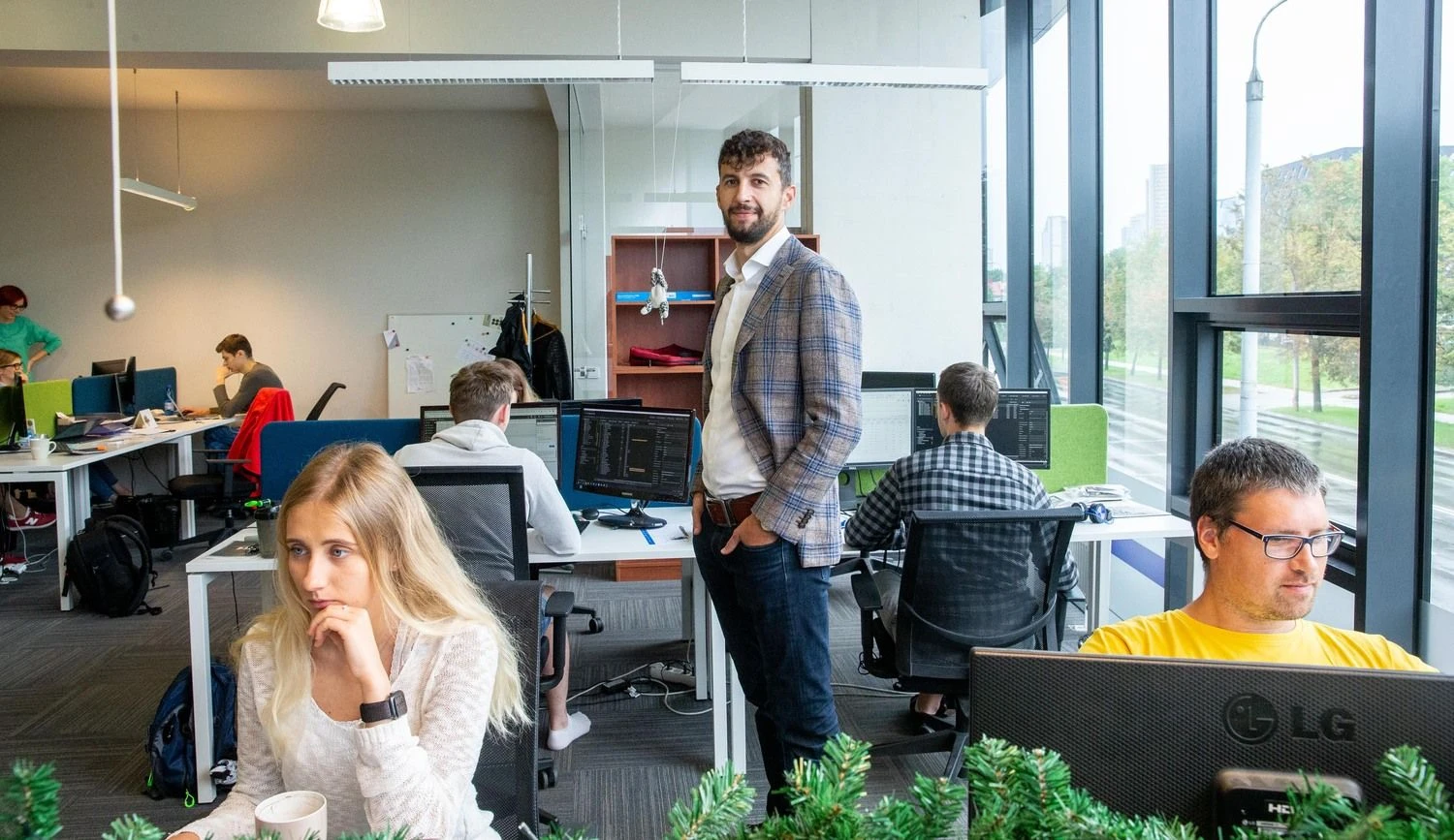 Tomas Varnas, skaitmeninės rinkodaros UAB „Good one“ direktorius. Juditos Grigelytės (VŽ) nuotr.