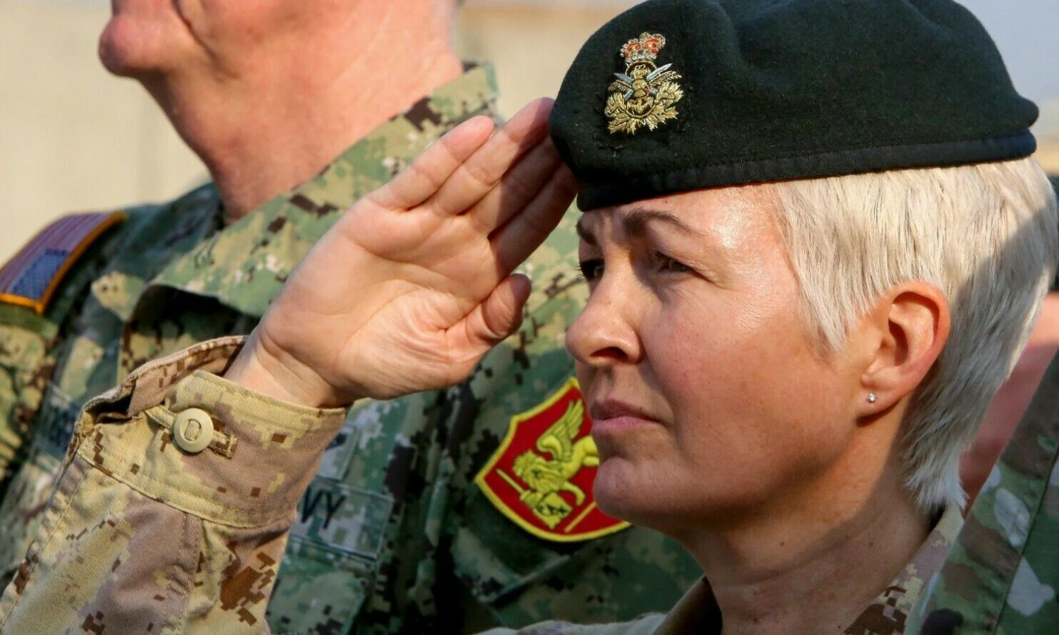 Kanados kariuomenės generolė leitenantė J. Carignan. Sabah Arar (AFP/„Scanpix“) nuotr.