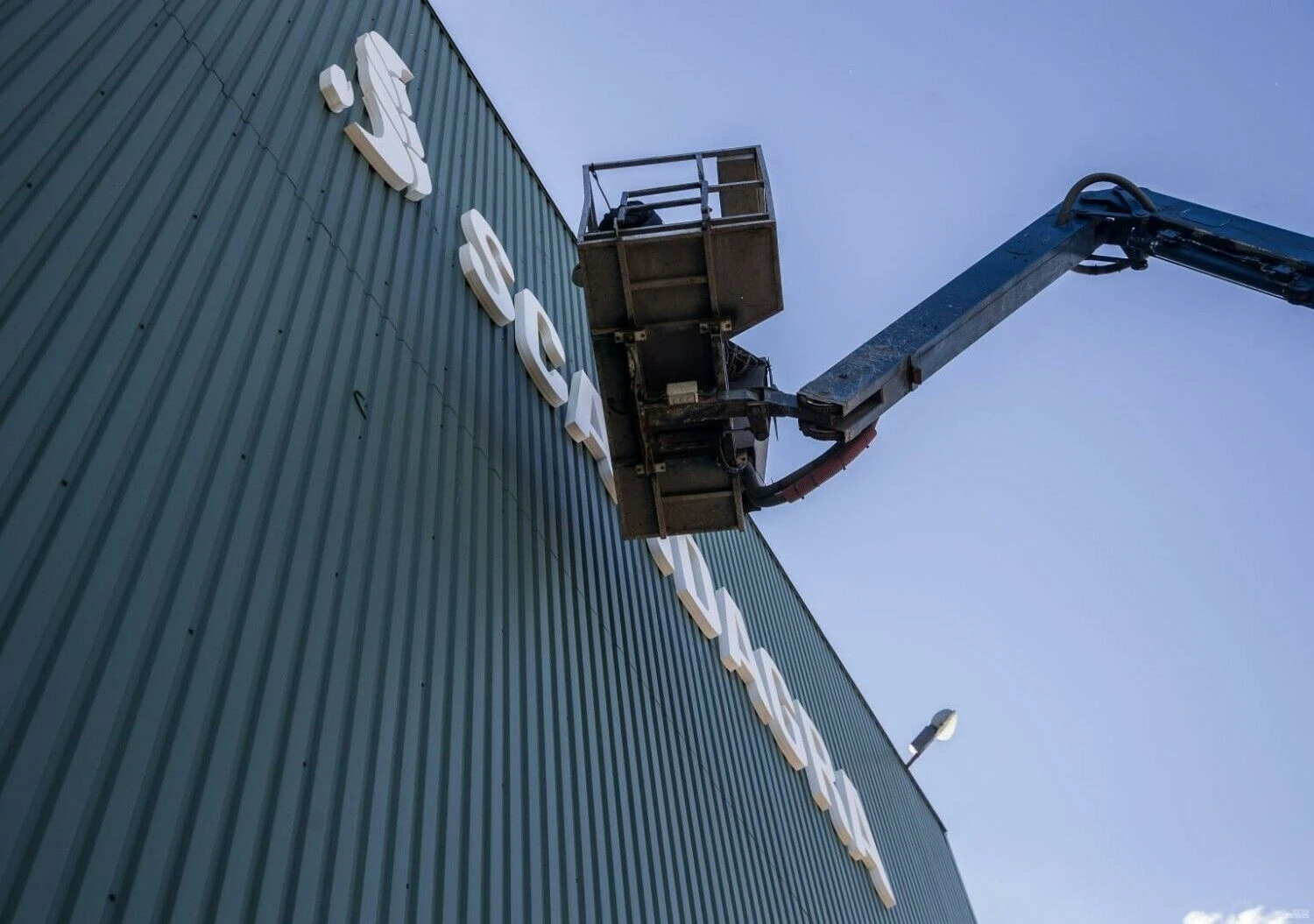 Kėdainių įmonės UAB „Scandagra“ logotipas. Juditos Grigelytės (VŽ) nuotr.