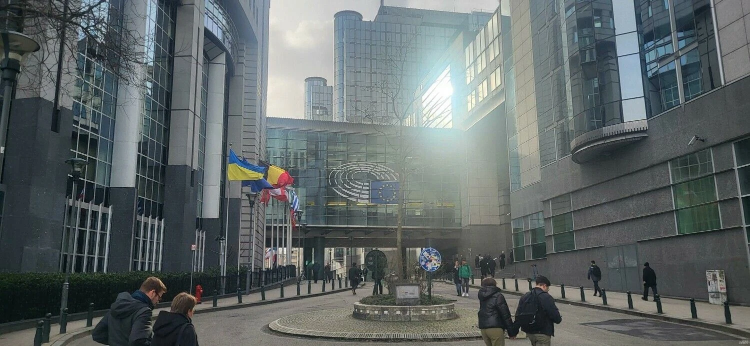 Europos Parlamento rūmai Briuselyje. Miglės Valaitienės (VŽ) nuotr.
