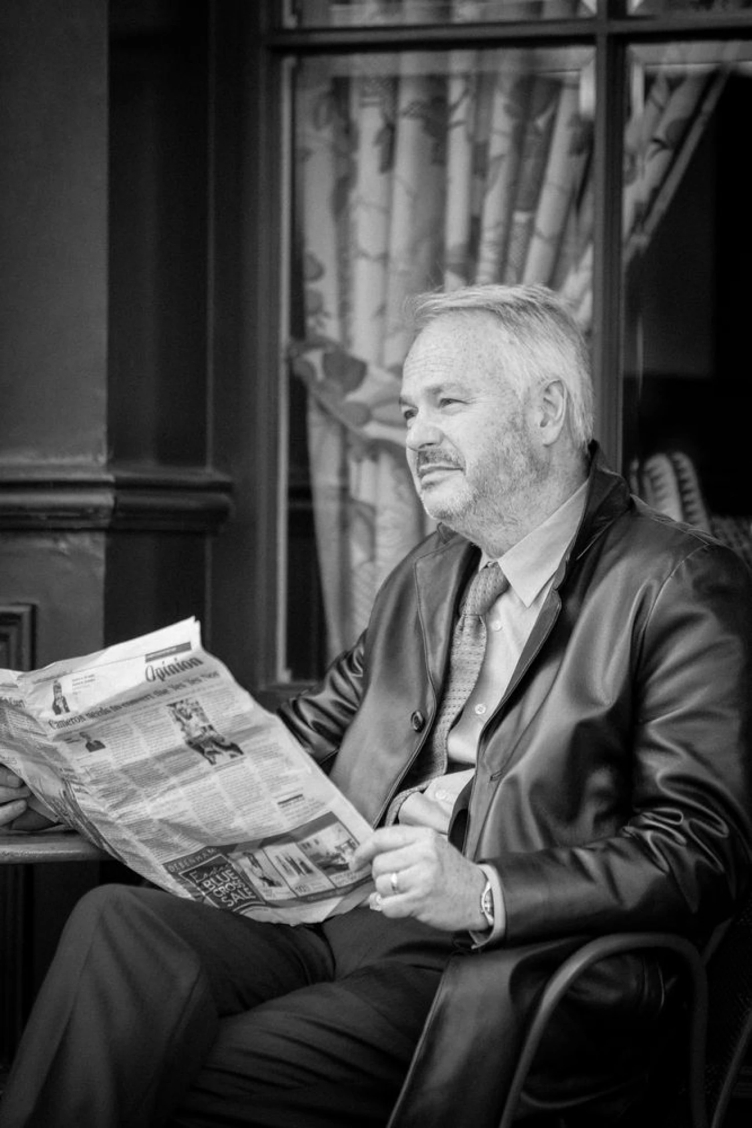 Žurnalistas ir rašytojas Timas Marshallas: „Aš manau, kad Amerikos vaidmuo pasaulyje dabar ryškesnis negu Baracko Obamos laikais.“ Asmeninio archyvo nuotr.