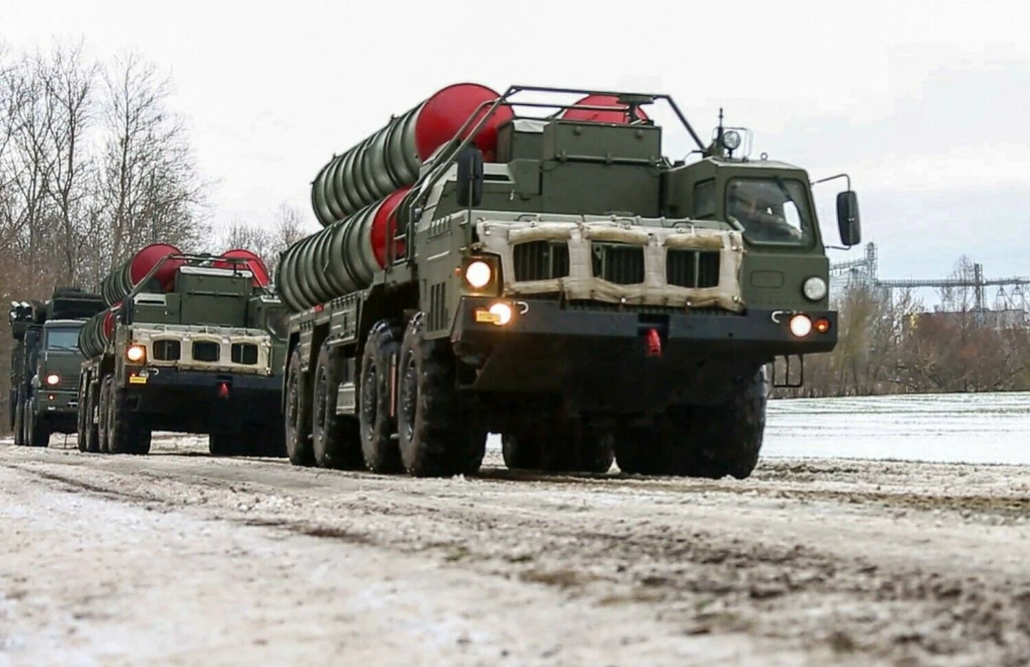 S-400 oro gynybos sistemos per Rusijos ir Baltarusijos bendras karines pratybas. Rusijos gynybos ministerijos / „AFP Photo“ / „Scanpix“ nuotr.